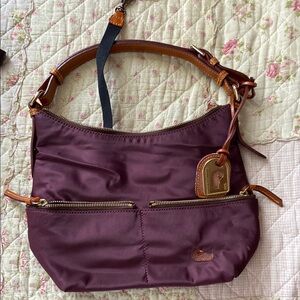 Dooney and Bourke 1975 Elegant Purple Shoulder Bag